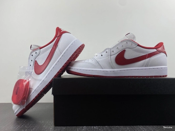 Rep TBK Low Red 1 Retro Jordan Varsity White 705329-101 0815